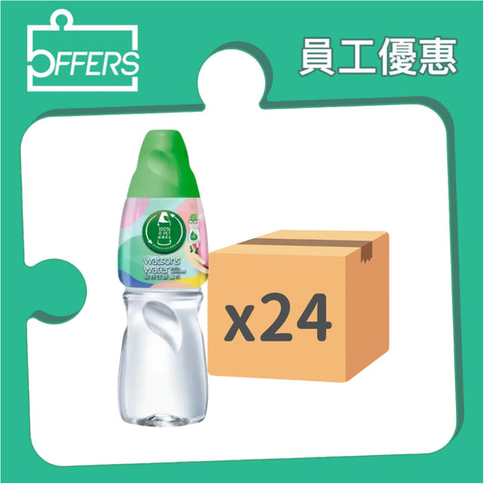 屈臣氏 - 蒸餾水 430mL 24支 / 箱