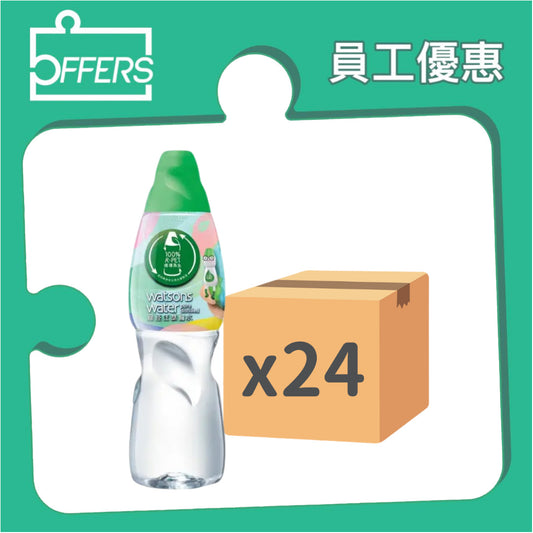 屈臣氏 - 蒸餾水 800mL 24支 / 箱