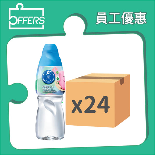 屈臣氏 - 礦物蒸餾水 430mL 24支 / 箱