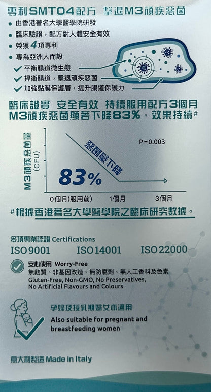 G-NiiB - M3XTRA PRO 微生態護腸專業配方益生菌 28包 / 盒