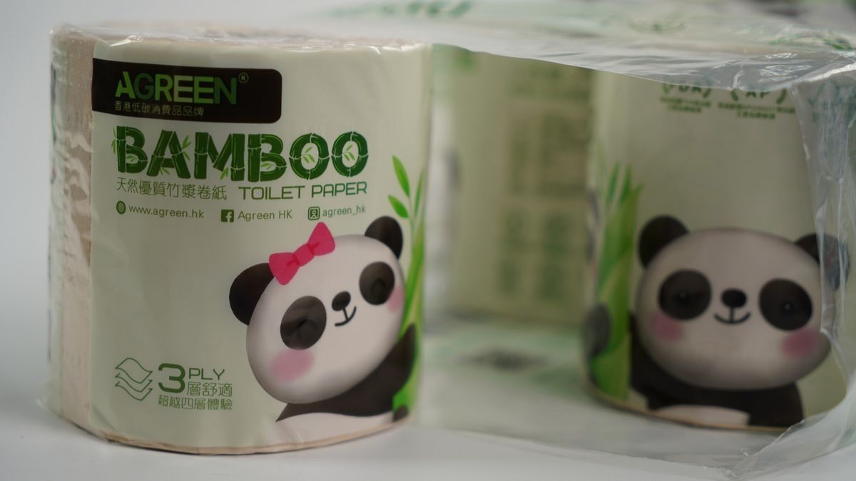 AGREEN - 1800 優質3層竹漿卷紙 12卷 / 抽